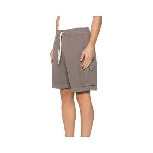 Drawstring-Fastening Cargo Shorts