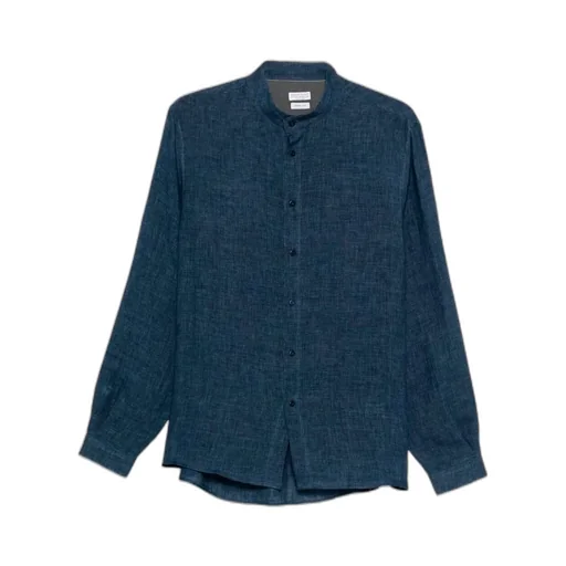 Band-Collar Shirt