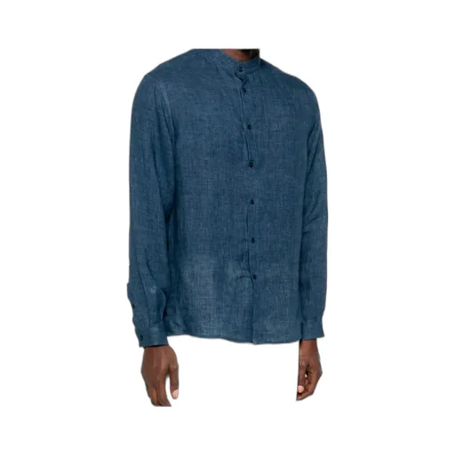 Band-Collar Shirt