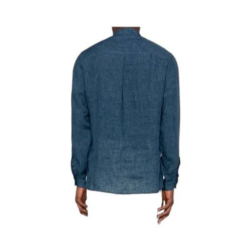 Band-Collar Shirt