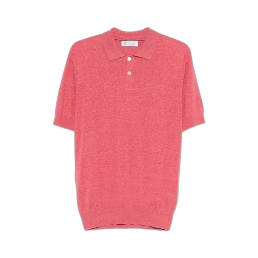 Ribbed-Hem Polo Shirt