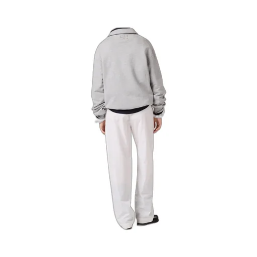 Zippered Cotton Fleece Jacket