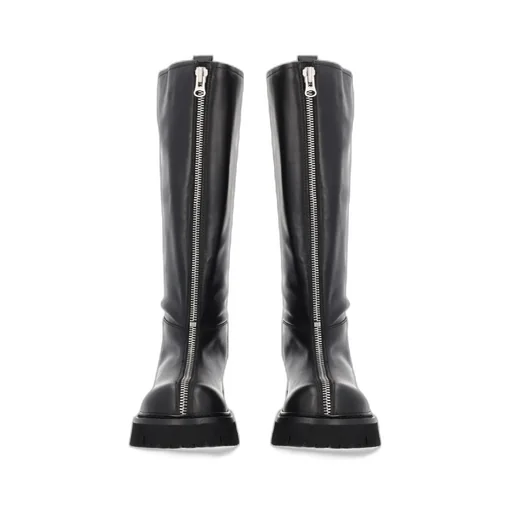 Moschino Round Toe Zipped Boots