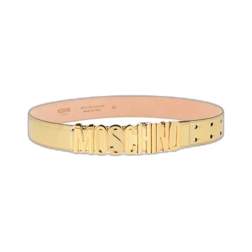 Moschino Logo Buckle Belt
