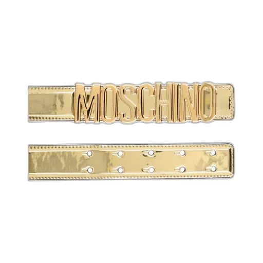 Moschino Logo Buckle Belt
