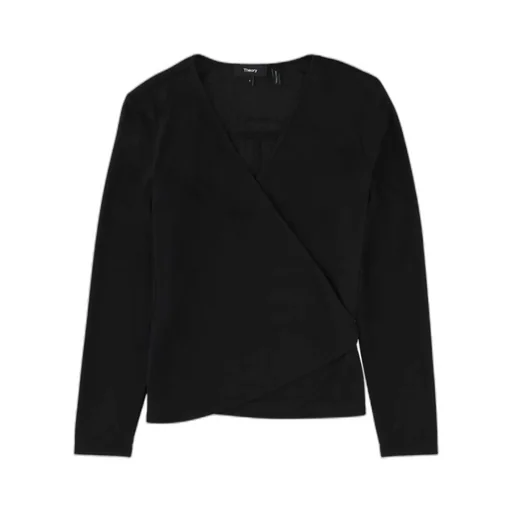 Theory Wrapped Knitted Top
