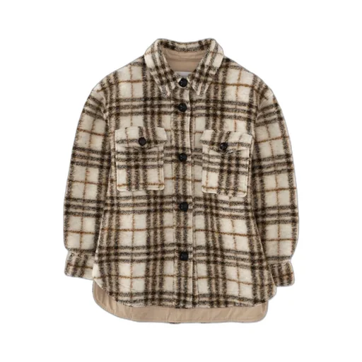 Plaid Shirt-Style Casual Jacket