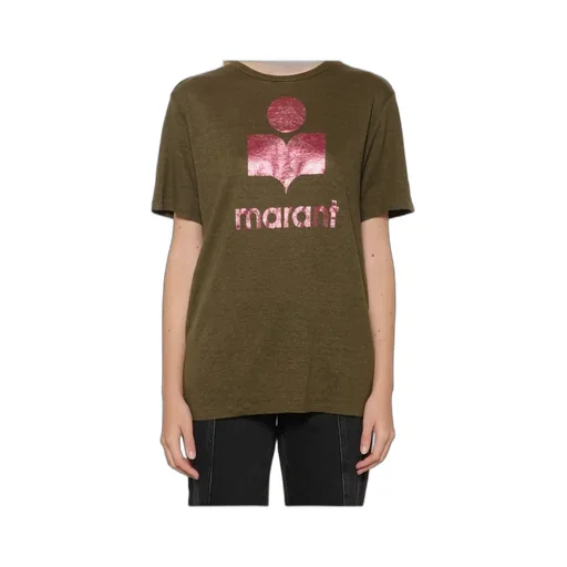 Isabel Marant ÉToile Logo Printed Crewneck T-Shirt