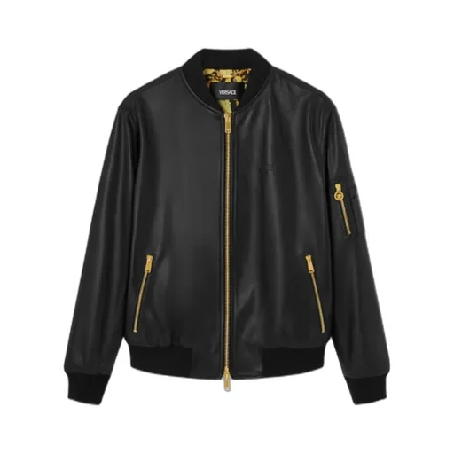 Leather Bomber Jacket