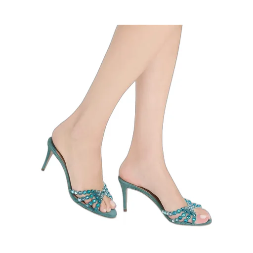Aquazzura Embellished Heeled Sandals