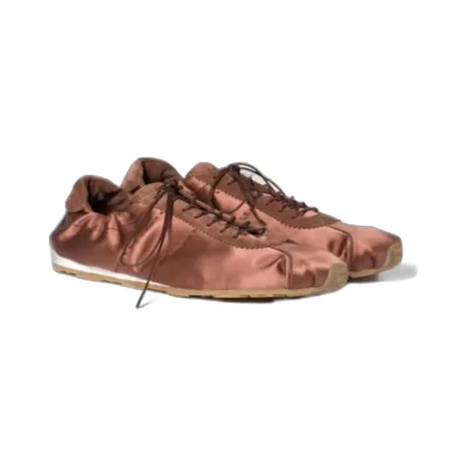 Plume Satin Sneakers