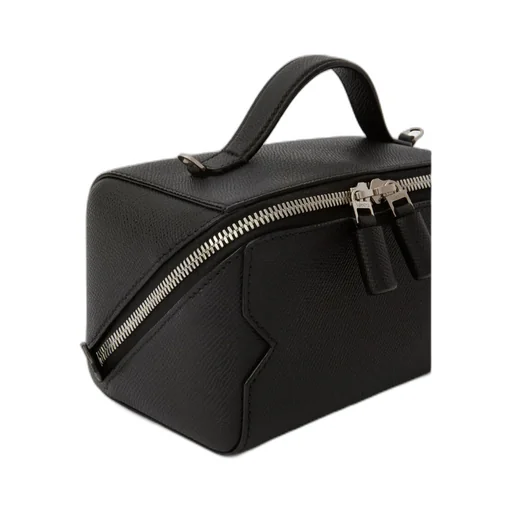 Valextra V-Line Crossbody Vanity Bag