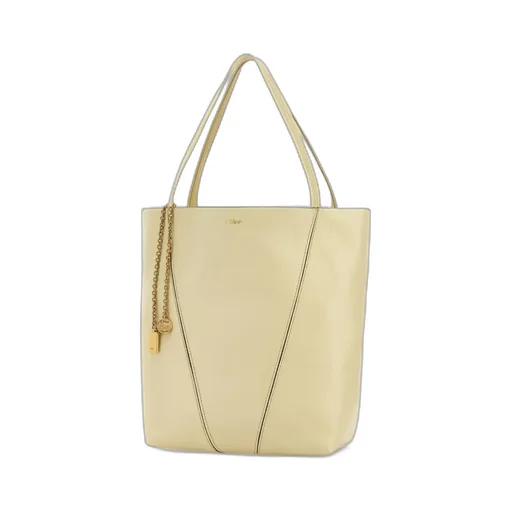 Chlo Spin Charm Detailed Tote Bag
