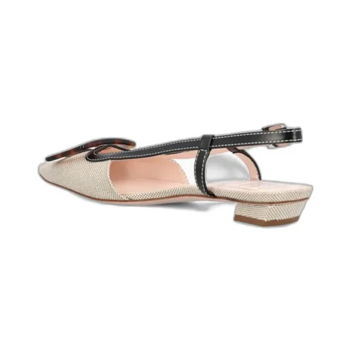 Roger Vivier Square Toe Slingback Shoes
