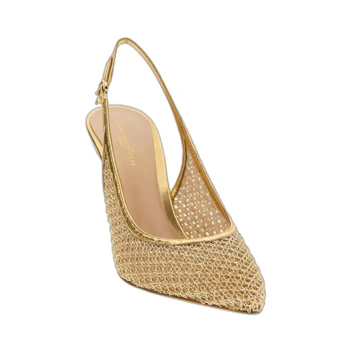Gianvito Rossi Nikki Pointed Toe Slingback Pumps