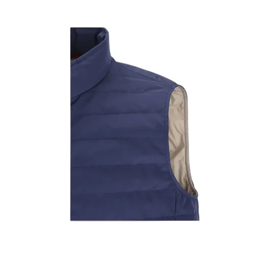 Brunello Cucinelli Bonded Zip-Up Padded Vest
