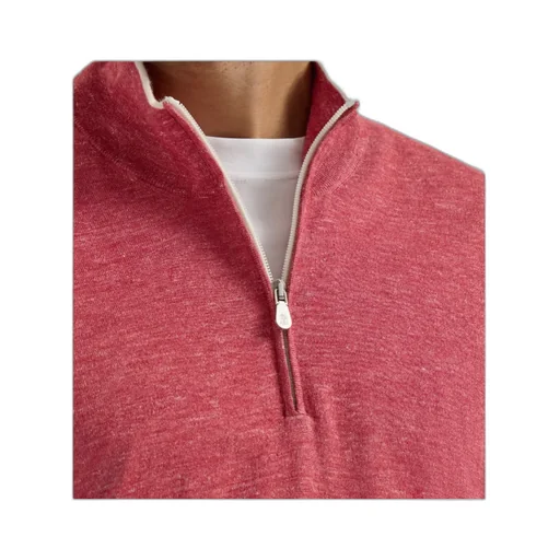 Half-Zip Long-Sleeve Sweater