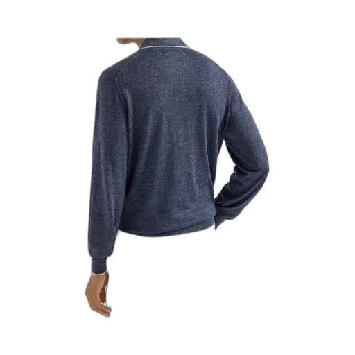 Brunello Cucinelli Lightweight Plain Stitched Polo Shirt