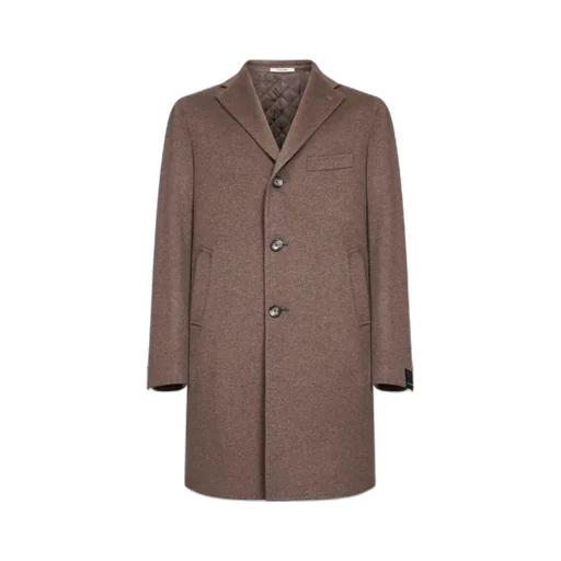 Tagliatore Single Breasted Cashmere Coat