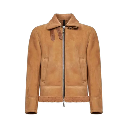 Tagliatore Steele Shearling-Trim Coat
