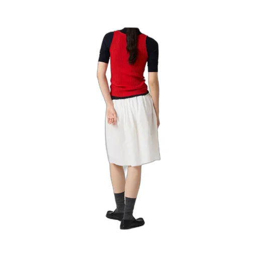 Ribbed Knit Wool Tank Top