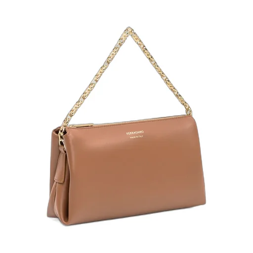 Ferragamo Chain-Link Crossbody Bag