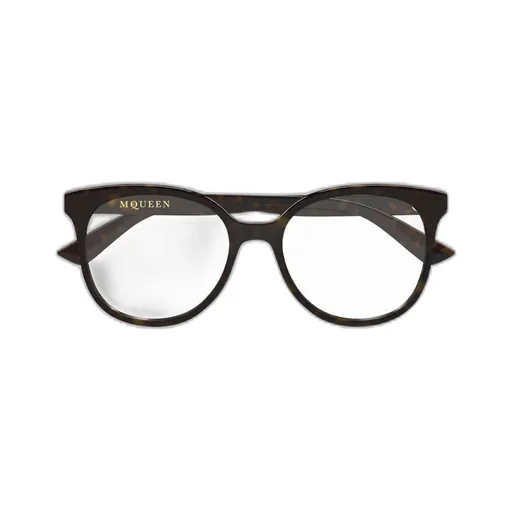 Alexander Mcqueen Eyewear Round Frame Glasses