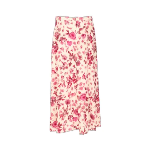Isabel Marant X Sakura Floral Printed Slit Long Skirt