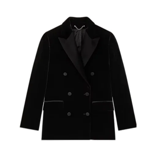 Golden Goose Deluxe Brand Double Breasted Velvet Blazer