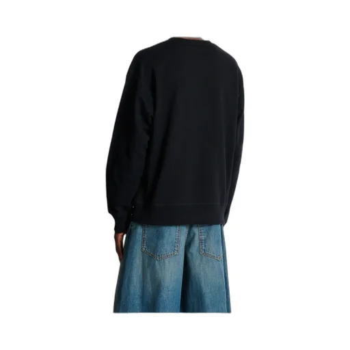 Cotton Sweatshirt With Pb Embroidery