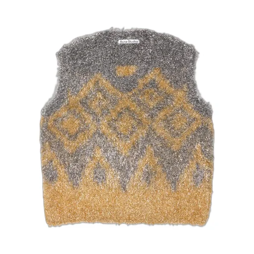 Geometric-Pattern Vest