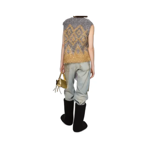 Geometric-Pattern Vest