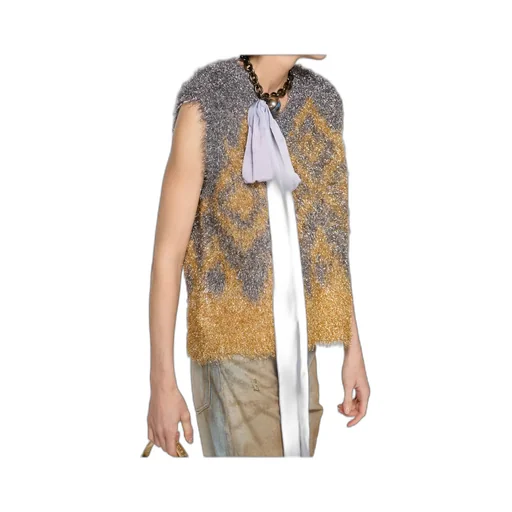 Geometric-Pattern Vest