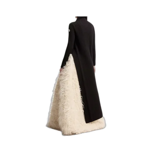 Moncler + Jil Sander Wool Turtleneck Dress