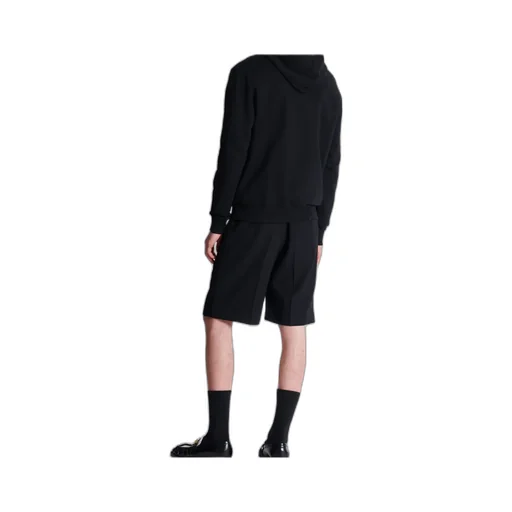 Balmain Logo Printed Drawstring Hoodie