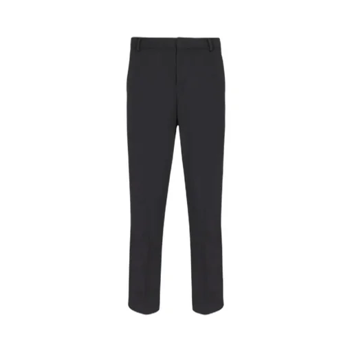 Straight-Leg Casual Pants With Belt Loops