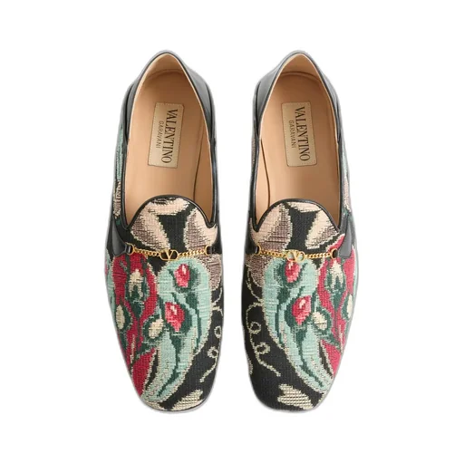 Jiggie Loafer In Gobelin Fabric
