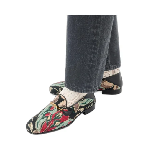 Jiggie Loafer In Gobelin Fabric