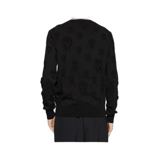 Alexander Mcqueen Skull Motif Crewneck Jumper