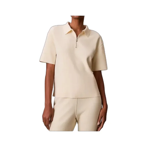 Calvin Klein Half Zip Polo T-Shirt