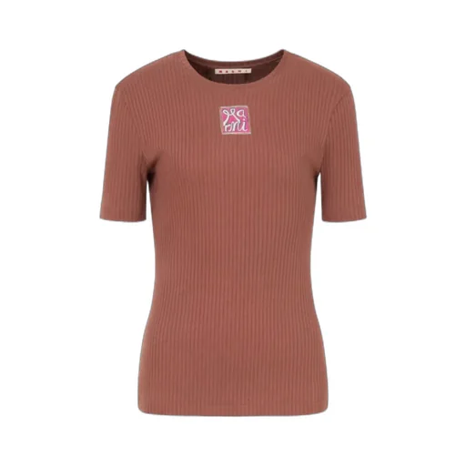 Marni Knitted Crewneck T-Shirt