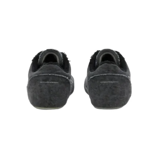 Mm6 Maison Margiela Frayed-Trim Lace-Up Sneakers