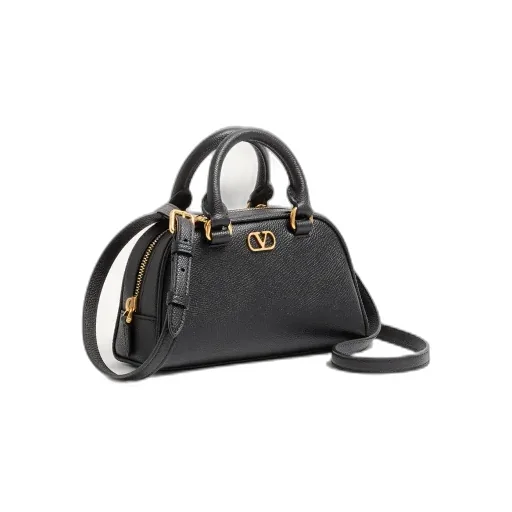 Valentino Bowling Vlogo Signature Zip-Up Tote Bag