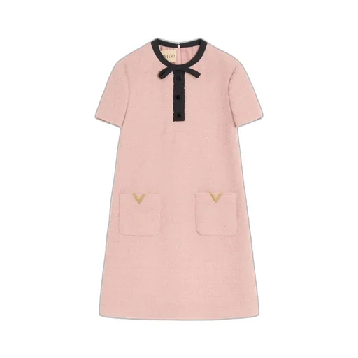 Bow-Detail Mini Dress