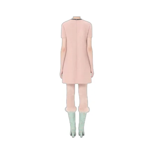 Bow-Detail Mini Dress