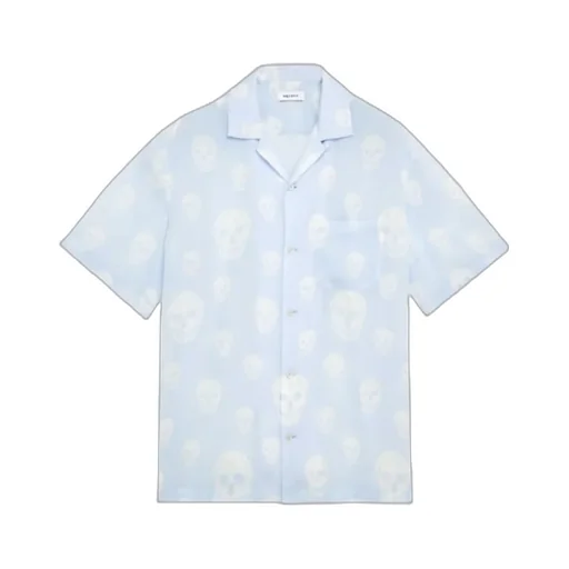 Alexander Mcqueen Skull Printed Hawaian Shirt