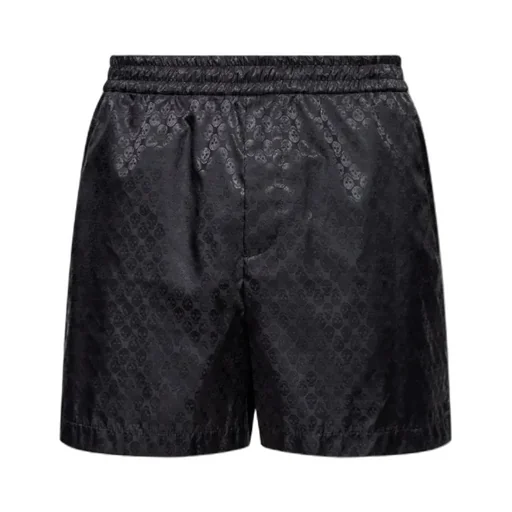 Alexander Mcqueen Skull Motif Elasticated Waist Shorts