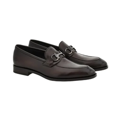 Loafer With Gancini Buckle