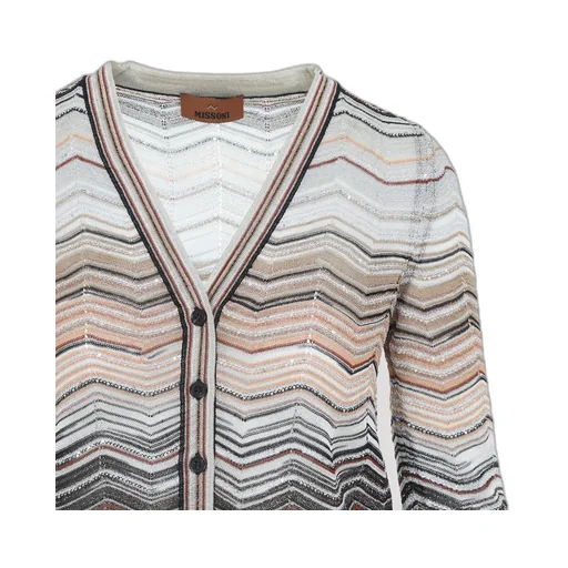 V-Neck Chevron Cardigan