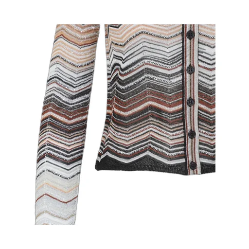 V-Neck Chevron Cardigan
